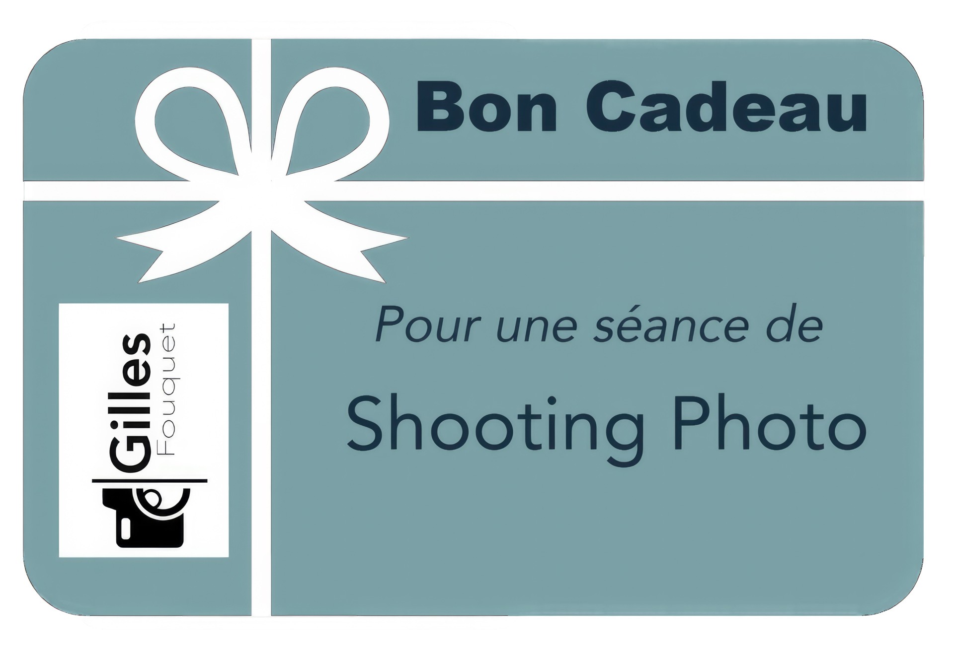 Bon cadeaux pour une séance de shooting photo au studio Gilles Fouquet à Bordeaux