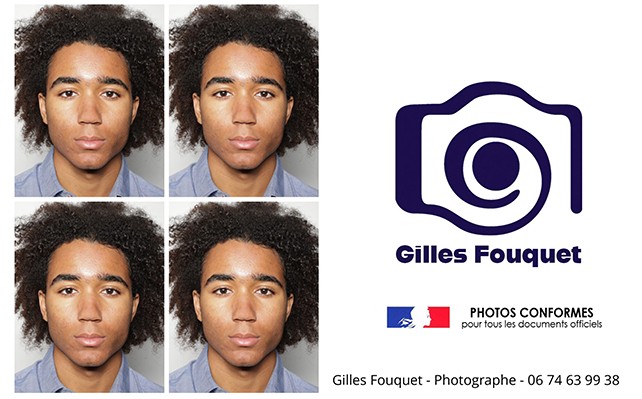 Photo d'identité ANTS pour permis de conduire passeport et carte d'identité au studio Gilles Fouquet à Bordeaux